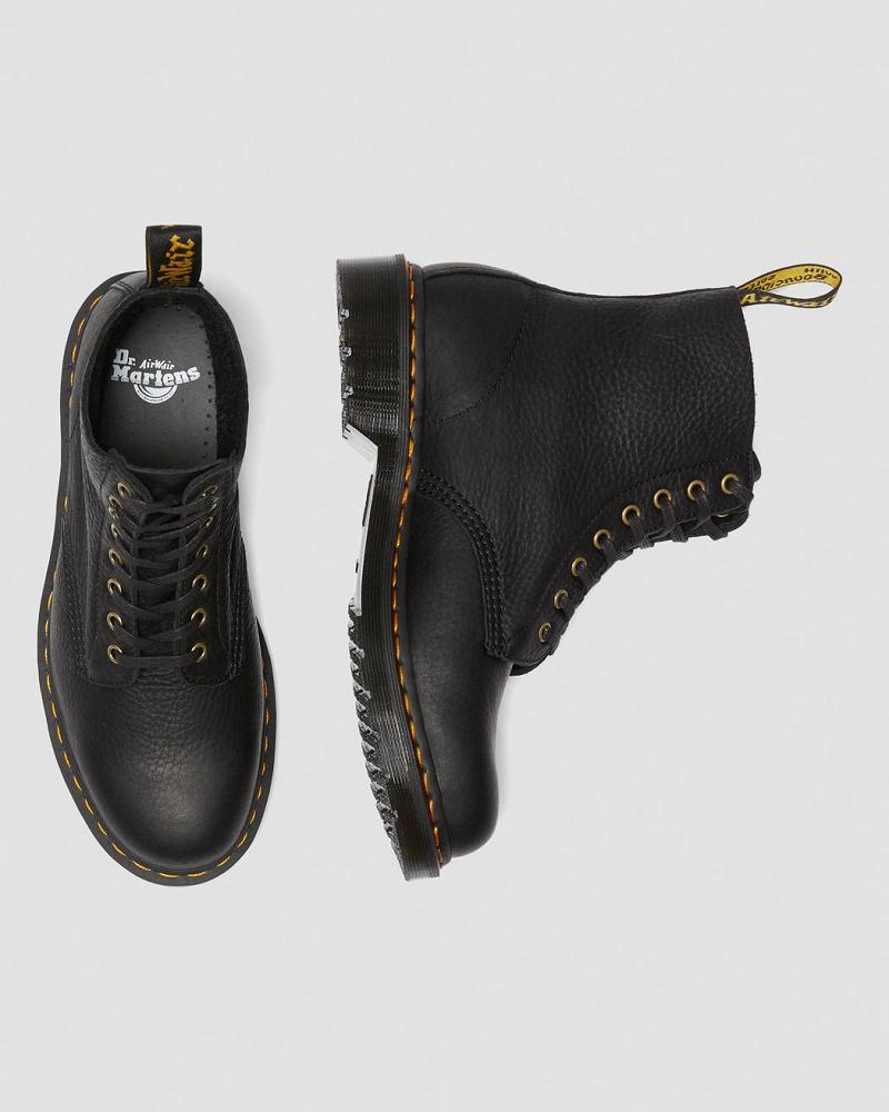 Dr Martens 1460 Pascal Ambassador Læder Snørestøvler Dame Sort | DK 175ZUT